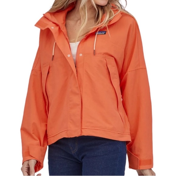Patagonia Jackets & Blazers - Patagonia Orange Hooded Jacket